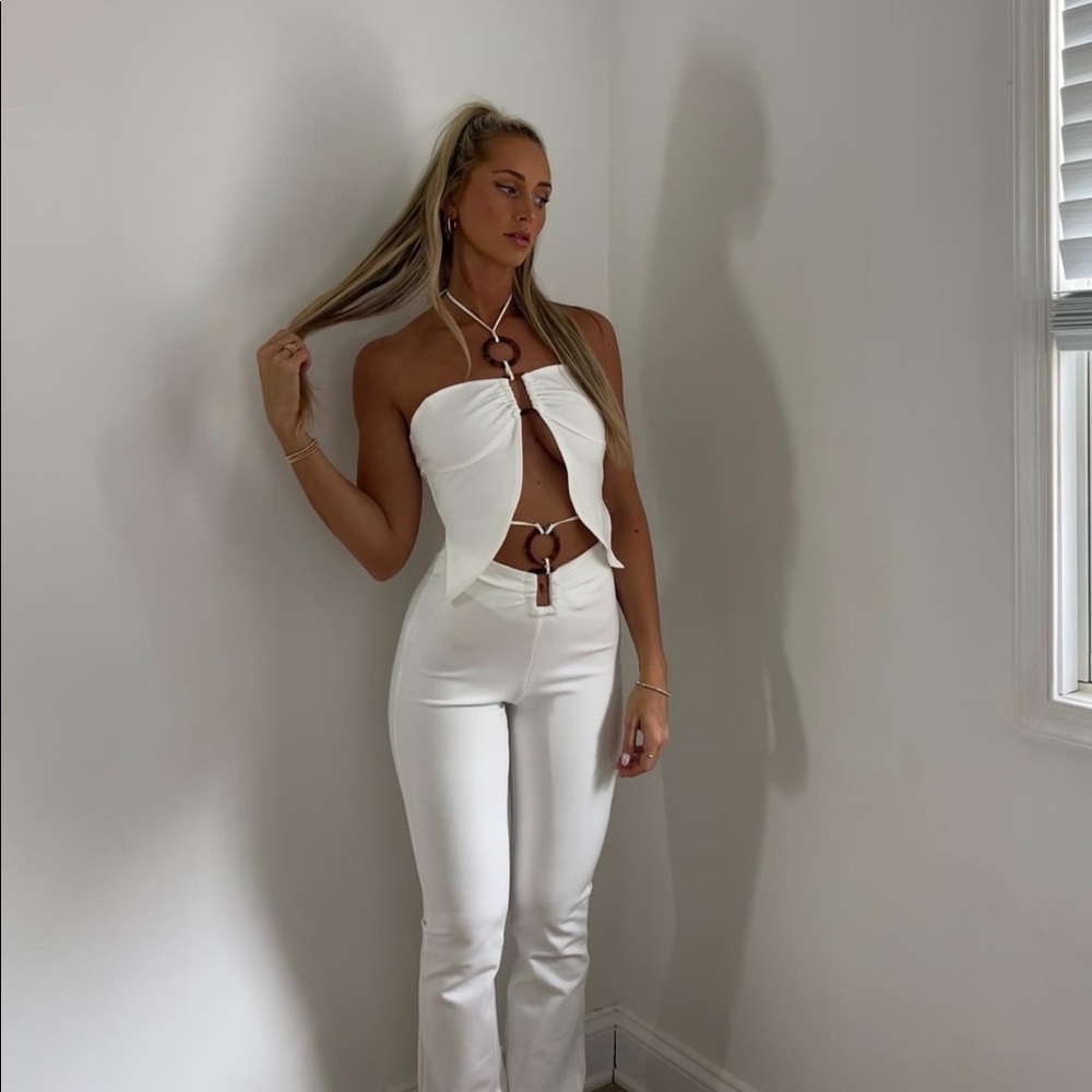 Two piece white set
